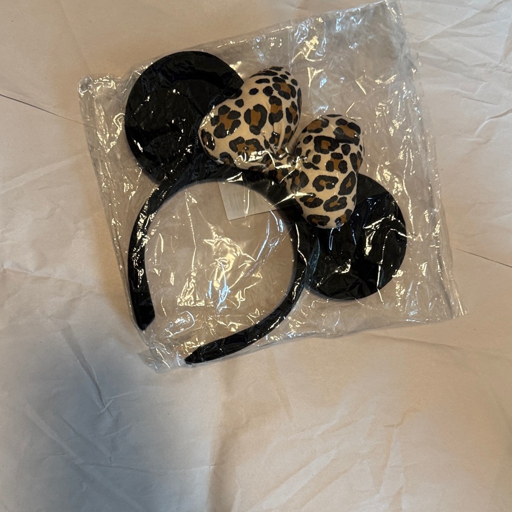 Leopard Print Bow Ears Headband